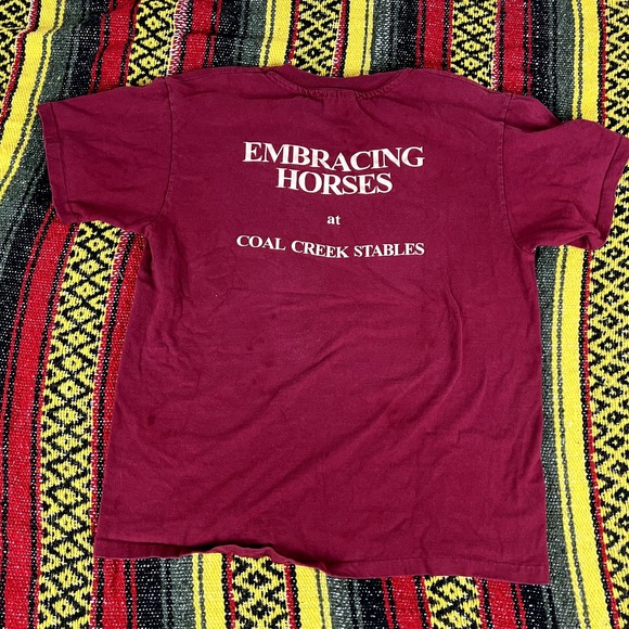 vintage 90s coal creek horse t shirt single stitch size large - Picture 2 of 5